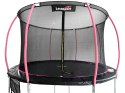 Trampolina LEAN Sport Max 14ft Czarno-Różowa