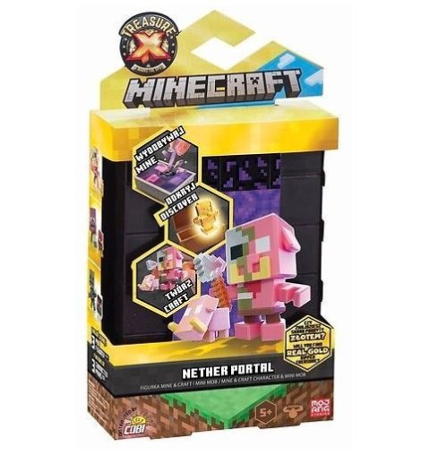 Figurka Minecraft Portal Nether Treasure X